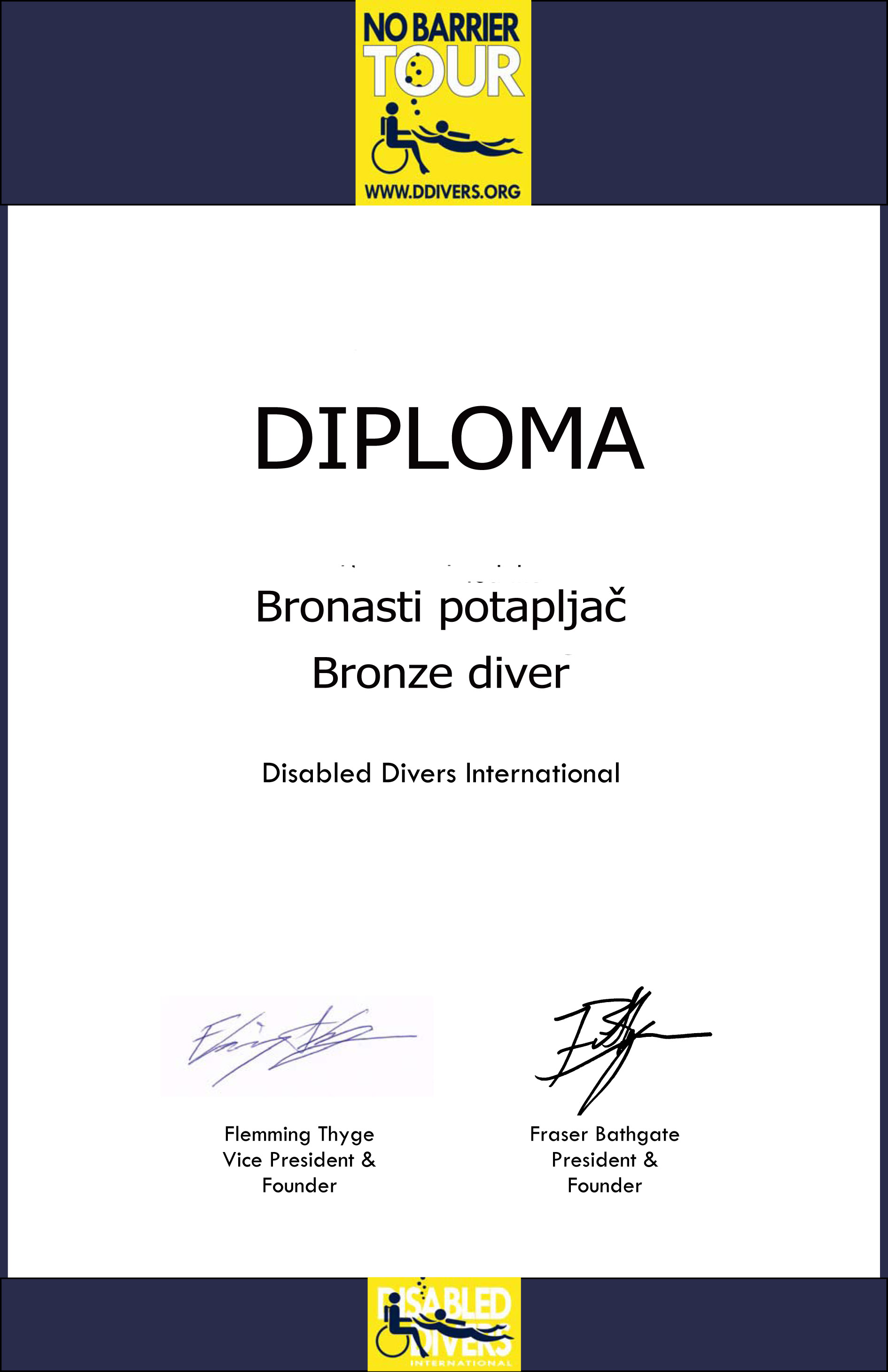 bronze diver